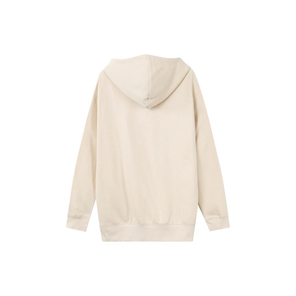 Nike Sweatshirts Women's Beige Hooded Thickened Regular DJ7669-219
