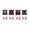 MOC Medieval Building Blocks Character Accessories Shields Armor Vests Warhorses Flags Set Mounts Toy Gifts Compatible Bricks
