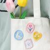 Self-Adhesive Cute Japanese Embroidery Cloth Sticker, Clothes, Schoolbag, Pants, Mobile Phone Patch, Hole Sticker, Hand Ledger Decorative Sticker