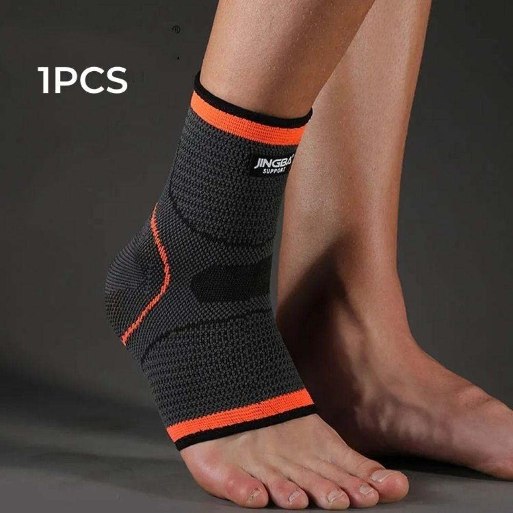 Durable Nylon Ankle Brace 3D Compression Elastic Ankle Support Sleeve Breathable Ankle Protector Men Women M