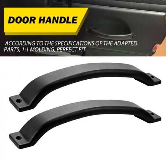 2x Interior Front Door Pull Handle Grab Fit 1997-2006 Jeep Wrangler TJ 5ES43DX9