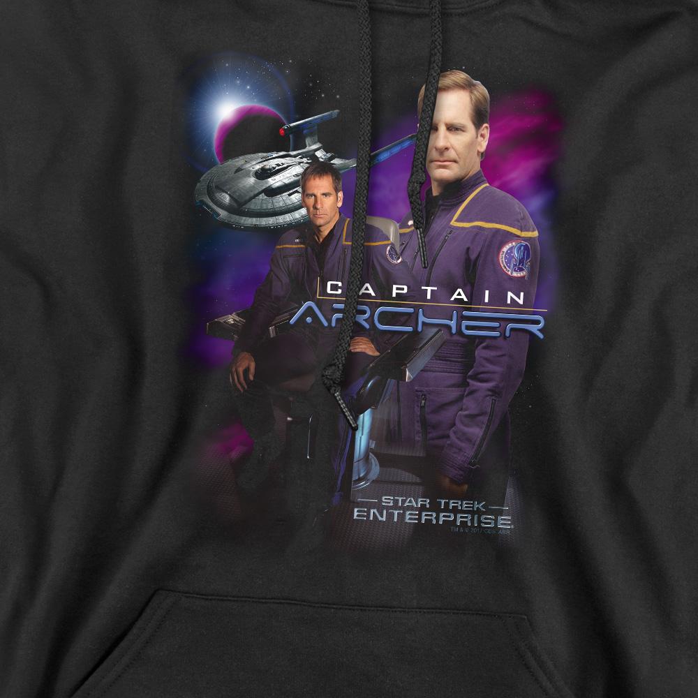 Star Trek Mens Captain Archer Hoodie