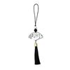 Calligraphy Fan Ring Butterfly Style Retro Vintage Phone Link Decoration Bag Pendant For Daily Elegant Bag Hanging Accessories