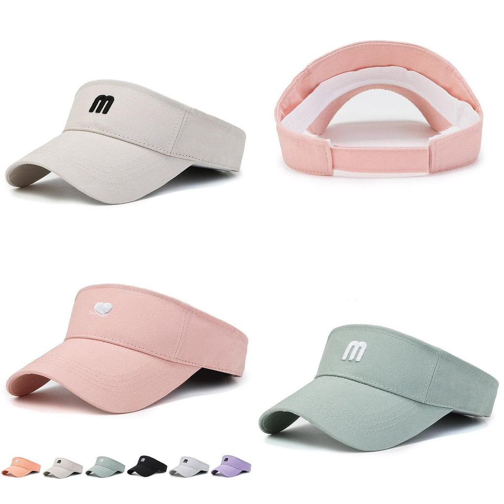 Stylish Summer Sun Protection Cap For Women With Adjustable Fit And Trendy Letter Design