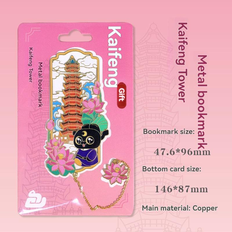 Clearance Limited Time Discount Bao Xiaokai Kawaii Metal Bookmark Cute Metal Bookmark for Book (Pink,14.6*8.7*1cm) розовый