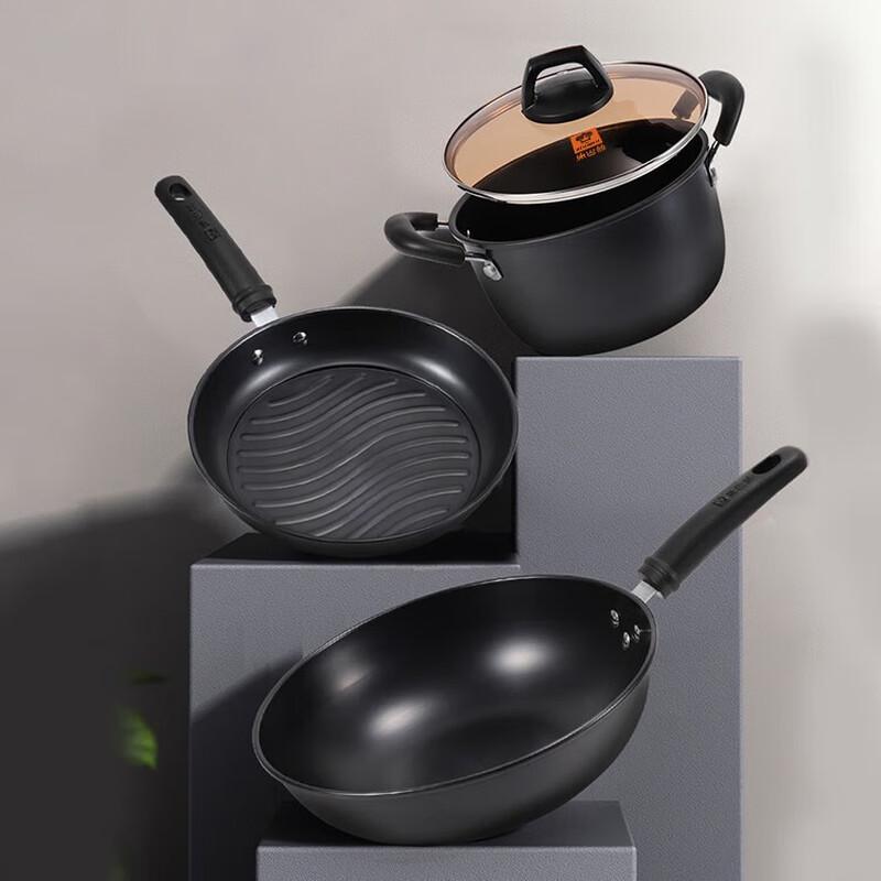 Kangbakh Double Rust-Proof Iron Cookware Set