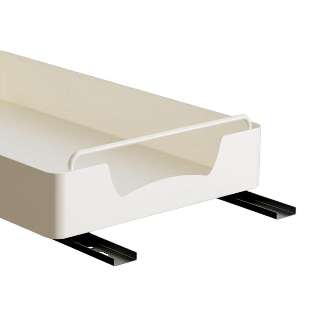 Cabinet Organizer Extendable Shelf Sliding Drawer Carbon Steel Multifunctional for Room Bedroom