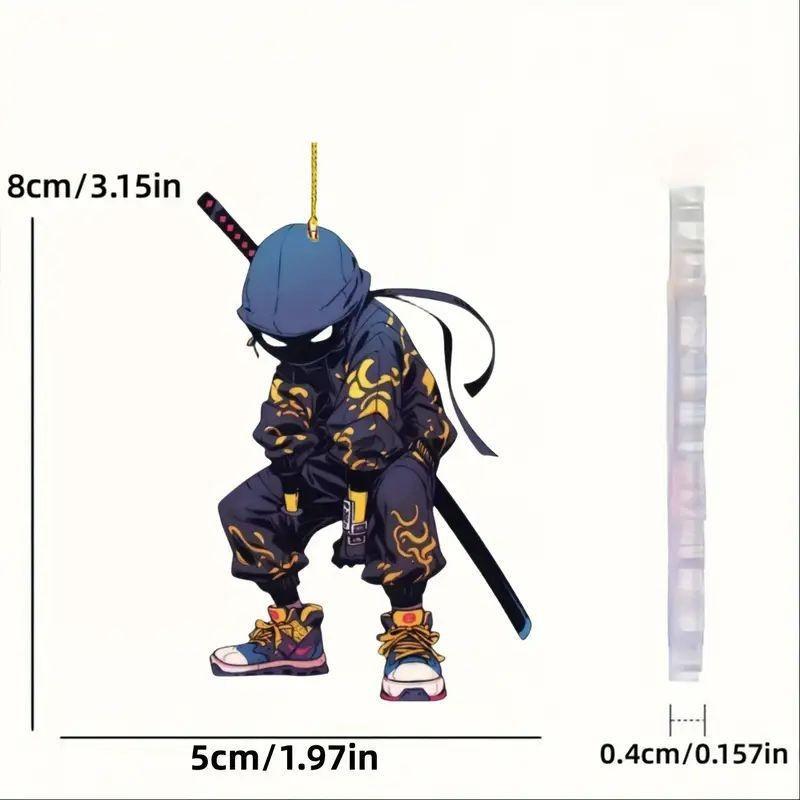 

Charming Car Acrylic Hanging Pendant Keychain For Delightful Auto Decoration Interior