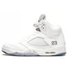 New 5 Retro Metallic White 2015 136027-130