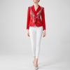 2023 Early Autumn Women's Luxurious Sequin Beaded Blazer – European & American Style