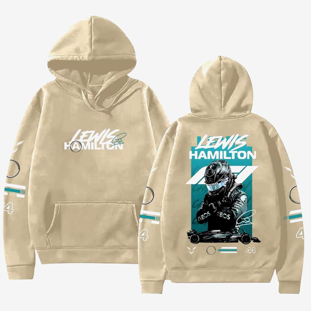 Lewis Hamilton Champion Hoodie Motorsports Apparel Race Fan Gift Sweatshirts New Pattern Unisex Vintage Printed Sweatshirt