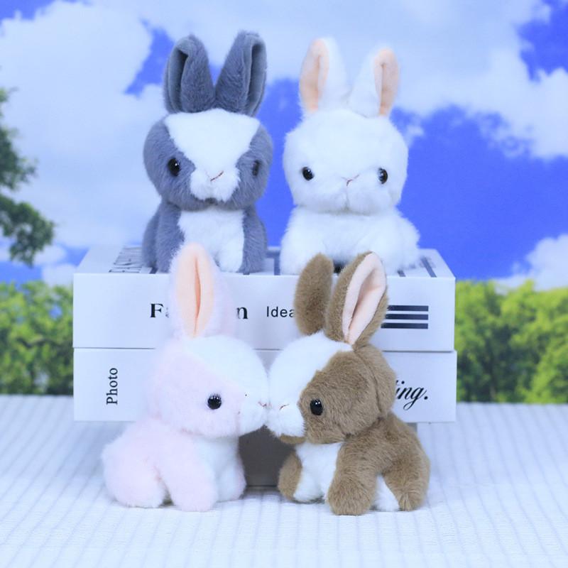 Adorable Plush Bunny Toy Cute Rabbit Keychain Small Stuffed Animal Gift Wholesale