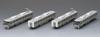 TOMIX N Gauge JR 225 Series 0 with Fall Prevention Model Train Hood, 4-Car Set, 98869,