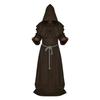 Halloween Medieval Monk Costume Wizard Priest Robe Shawl Set For Costume Parties And Themed Events