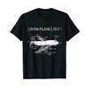 How Aeroplanes Aeroplane Flying T Shirt Aviation Vintage Washed Top For Everyday Wear Slightly Streetwear Homme Stylish
