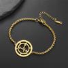 Goddess Sigil of Lilith Bracelet Stainless Steel Judaism Mythical Lilith Bracelets Women Men Solomon Amulet Jewelry Gift