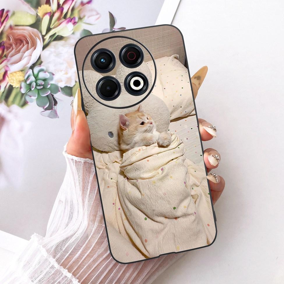 Phone Case For Tecno Spark 30 Pro 4G Cover KL7 Luxury Fashion Cute Cat Funny Painted Bumper For Tecno Spark 30 Pro 4G Casing