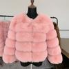 Fur Autumn and Winter New Warm Casual Splicing Women's Imitation Fox Fur Jacket Women's Clothing