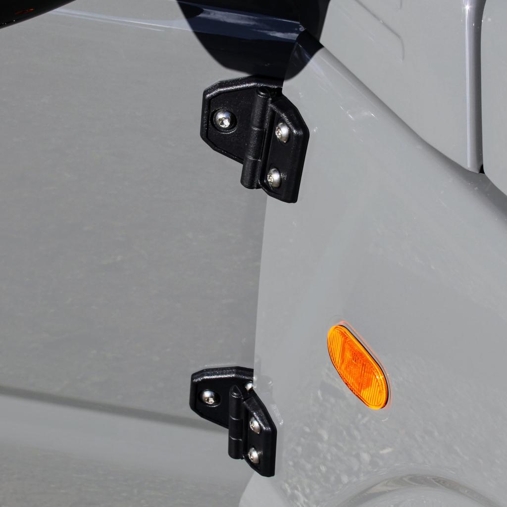 Set of 4 Dummy Hinges for Jimny with Tape and Stainless Steel Custom Accessory Outer Three B Works JB64/JB74 Double-Sided Bolts. Parts. Hinges/Door