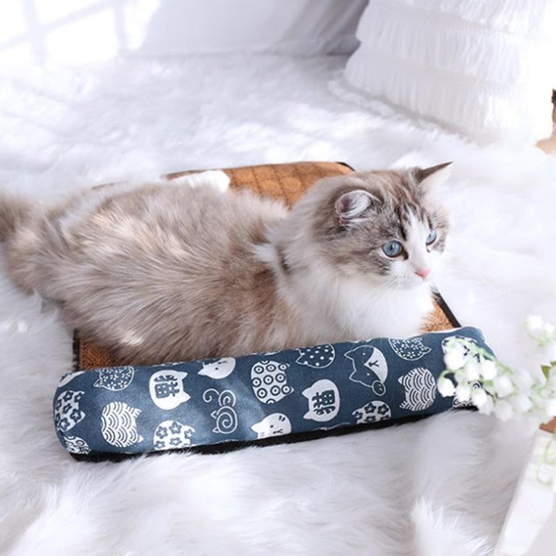 Natural Pet Self Cooling Mat Portable Foldable Waterproof Cool Pad for Pet Camping Picnic Car Seat Use