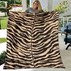 Tiger Print Pattern Beast Blanket,Flannel Blanket Throw Blanket,Child Warm Blanket for Home Living Room Bedroom Beds Sofa Picnic