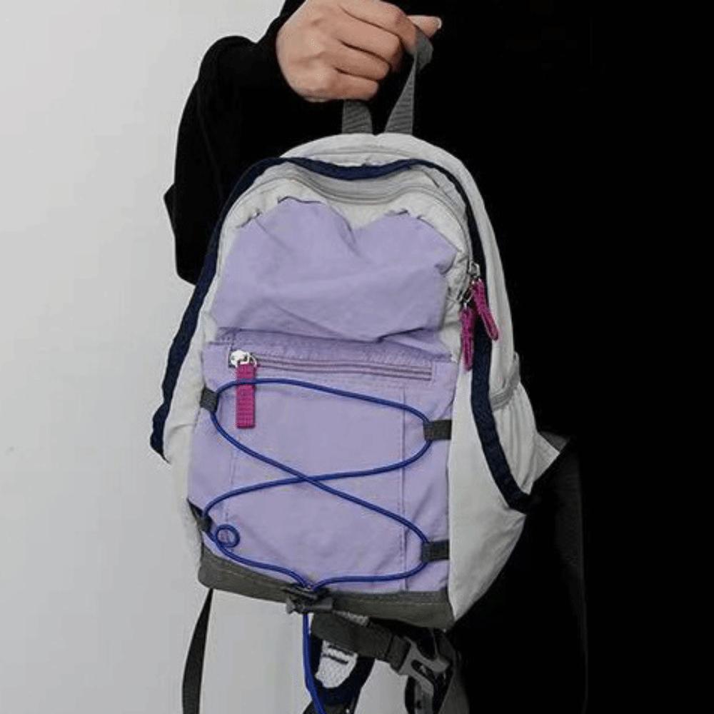 Drawstring Outdoor Mountain Bag Large Capacity Climb Bag Casual Lightweight Nylon Bag  Men