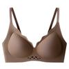 Milk Skin Jelly Underwear Women's Hollow Soft Support Upper Support No Steel Ring Comfortable Gathering Fixed Cup Machine Washable Bra Cover