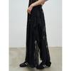 Anggae Lace Hooded Layering Dress Black