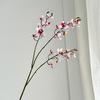 Sztuczny Kwiat Frezji 29.5 Cala Realistyczny Sztuczny Kwiat Storczyka Realistyczny w Dotyku Sztuczne Gałązki Phalaenopsis na Wesele Imprezę Wystrój Domu