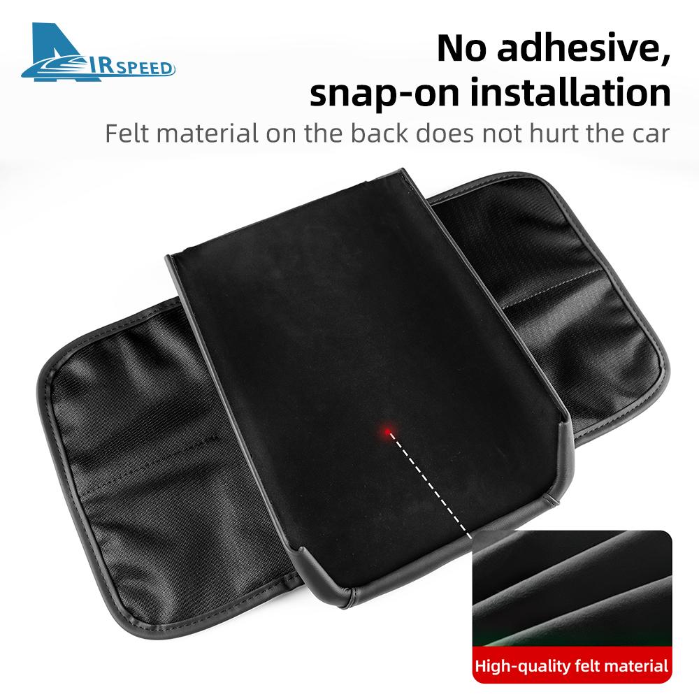 Leather Armrest Box Protective ABS Cover For Tesla Model 3 Model Y 2017-2025 Highland 2025 Juniper 2025 Arm Rest Lid Accessories