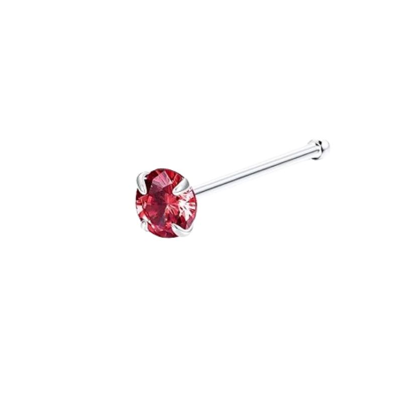 Nose Stud Women's Super Flash Color Czech Diamond European and American Nightclubs Easiest for Match Puncture Labret Hypoallergenic Earring Bone Nail