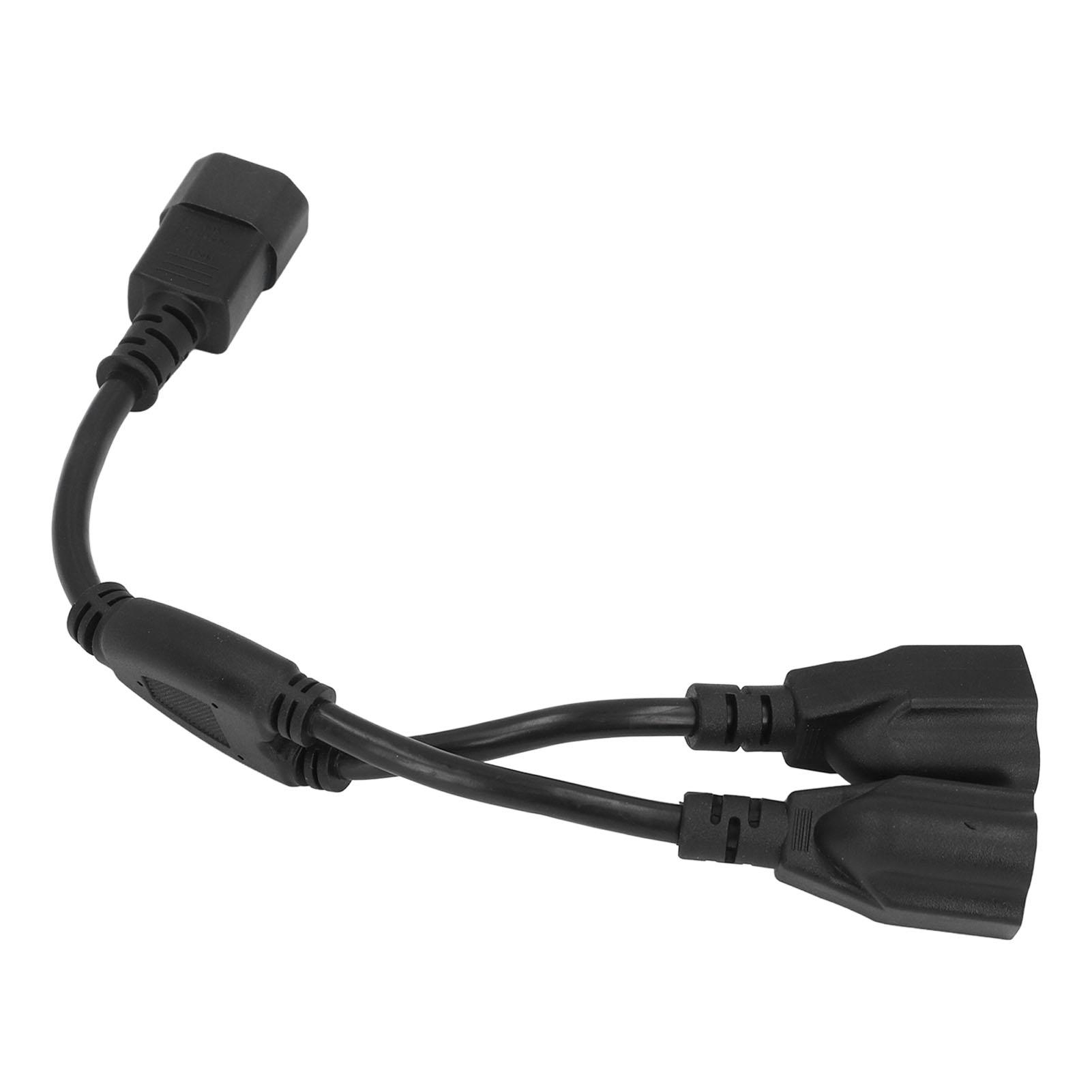 

IEC320 C14 Папа на 2xNema 5‑15R Мама Шнур питания 30см Y-разветвитель Адаптер для ноутбука, колонки