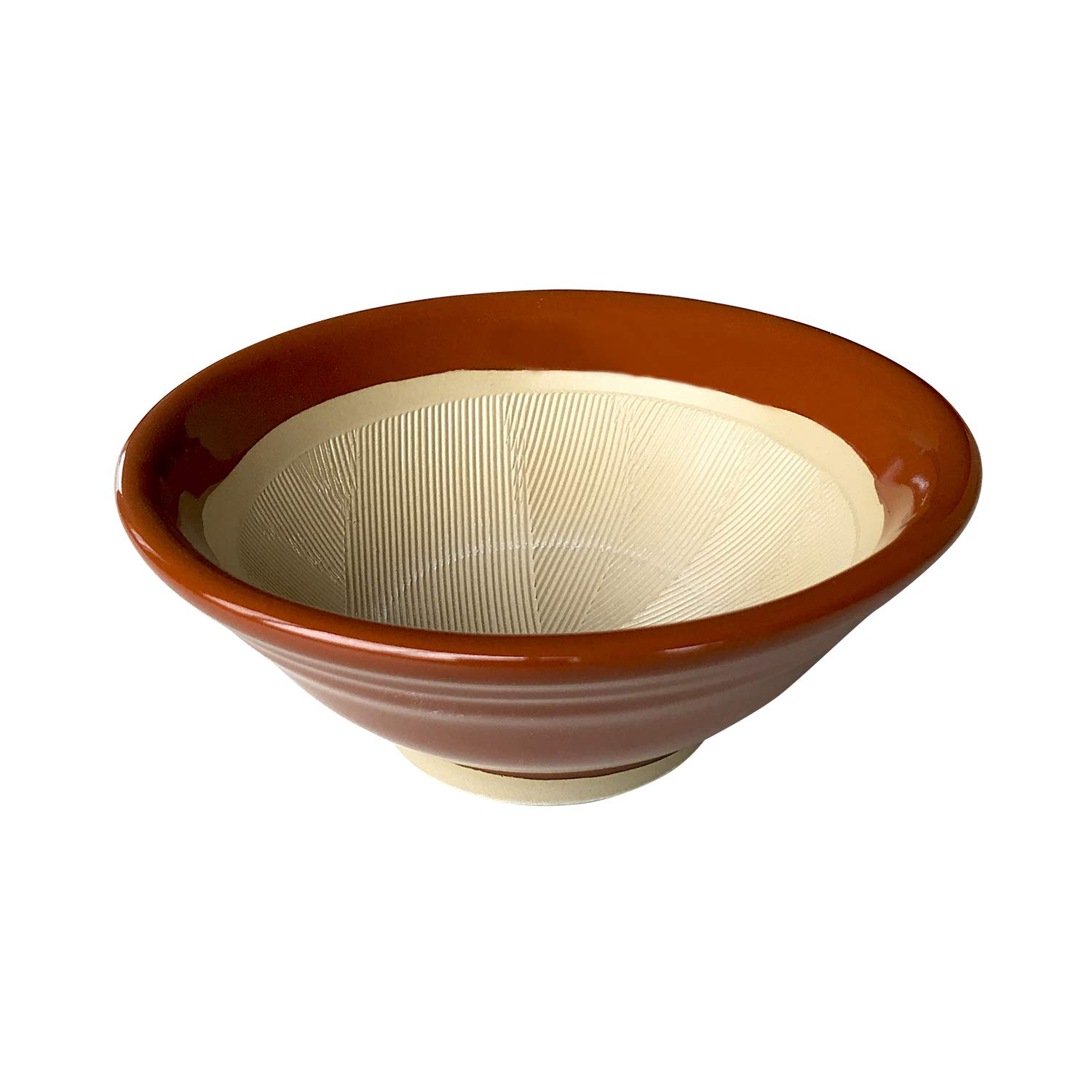 Yamashita Craft Mortar and Size 4 (Japanese-made) Pestle, Brown,