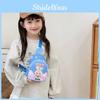 Baby Printed Three Children Shoulder Bag Outdoor Cartoon Crossbody Chest Bag