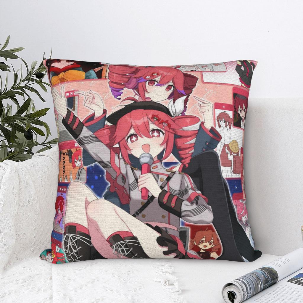Teto Kasane Chibi Cartoon Anime Pillow Case Morden Pillow Cover Graphic Pillowcases For Sofa Bedroom Home Decor