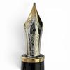 Excellent MONTBLANC fountain pen Meisterstück Classic black 14K mens Used