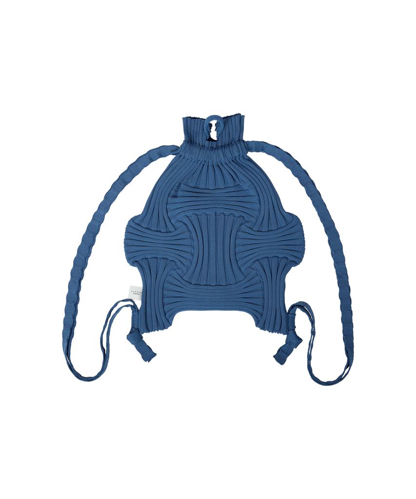 Pleatsmama New Bow Backpack Blue