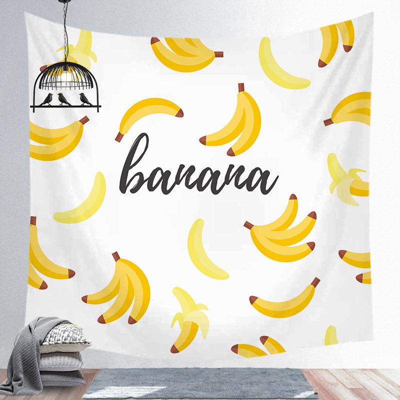 Modern Nordic Polyester Tapestry Tropical Plants Wall Hanging Decor Hot Bohemian Tapestry For Bedroom Dorm Living Room Wall Art