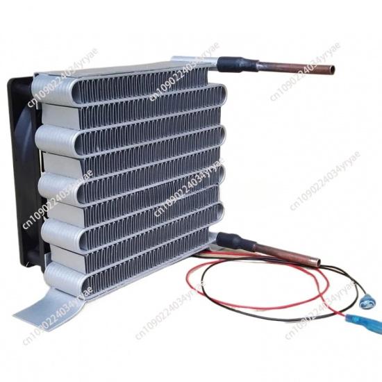 

Suitable for wave exhaust WT1232S1 single fan S-bend micro-channel air-cooled condenser micro mini radiator SKU2
