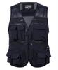 Summer Mesh Vest for Middle-Aged and Elderly Men - Multi-Pocket Sleeveless Fishing & Photographer Jacket