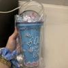 3Pcs Clear Transparent Bag With Convenient Handle PVC Bottle Bag Cups Bottle Cover  Themos Bottle