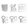 Grid Frame  Metal Die Cuts for Card Making Scrapbooking Paper Craft DIY Template