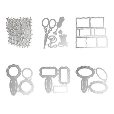 Gitterrahmen Metall-Stanzteile für Kartenherstellung Scrapbooking Papierhandwerk DIY Schablone