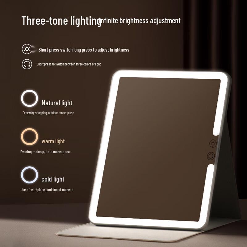

Feisenai 11-inch Large Square LED Vanity Mirror