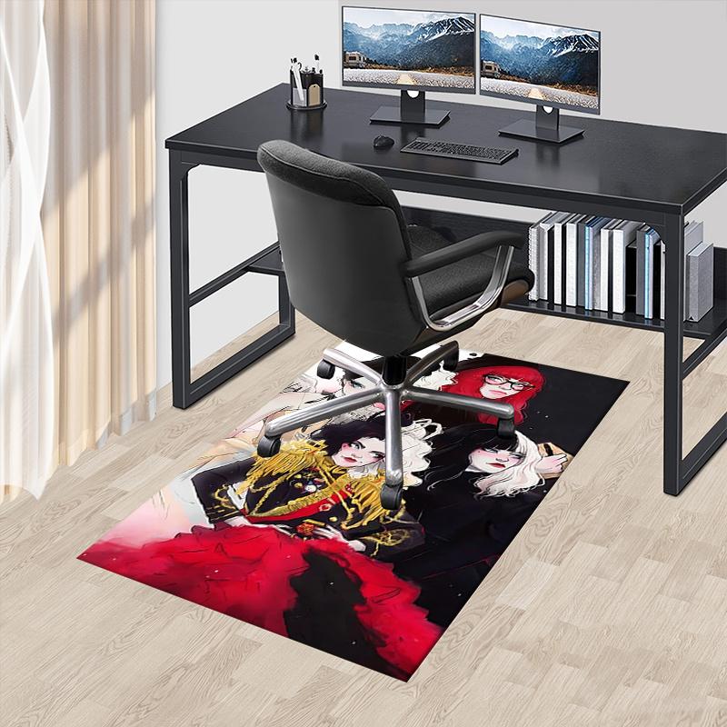 

Cruella De Vil Office Chair Mat Elegant Cruella Carpet for Home Decor, Office Rug, Gift Idea for Cruella Fans 60cm by 90cm