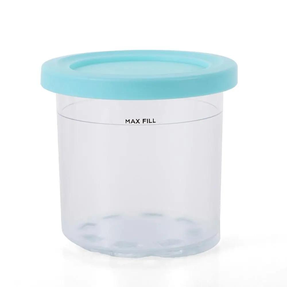 1pc Ice Cream Pints Cup Ninja Creamie Ice Cream Maker Cups Reusable Can Store Ice Cream Pints Containers with Sealing Mason Jar