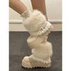 Retro weiße dicke Sohle Samt verdickt Schneestiefel Damen Winter Warm Außen Birkenstock Baumwollschuhe