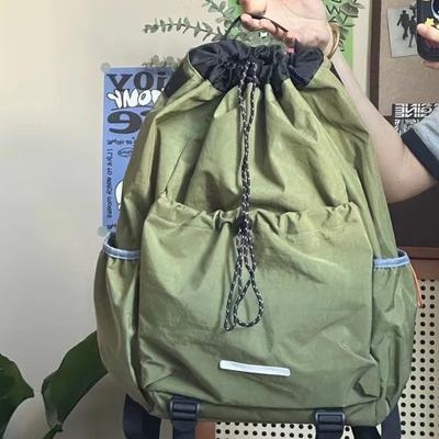 New Large Capacity Travel Lightweight Mountaineer Backpack Foldable Casual Drawstring Badminton Bag Unisex Sports Back Pack
