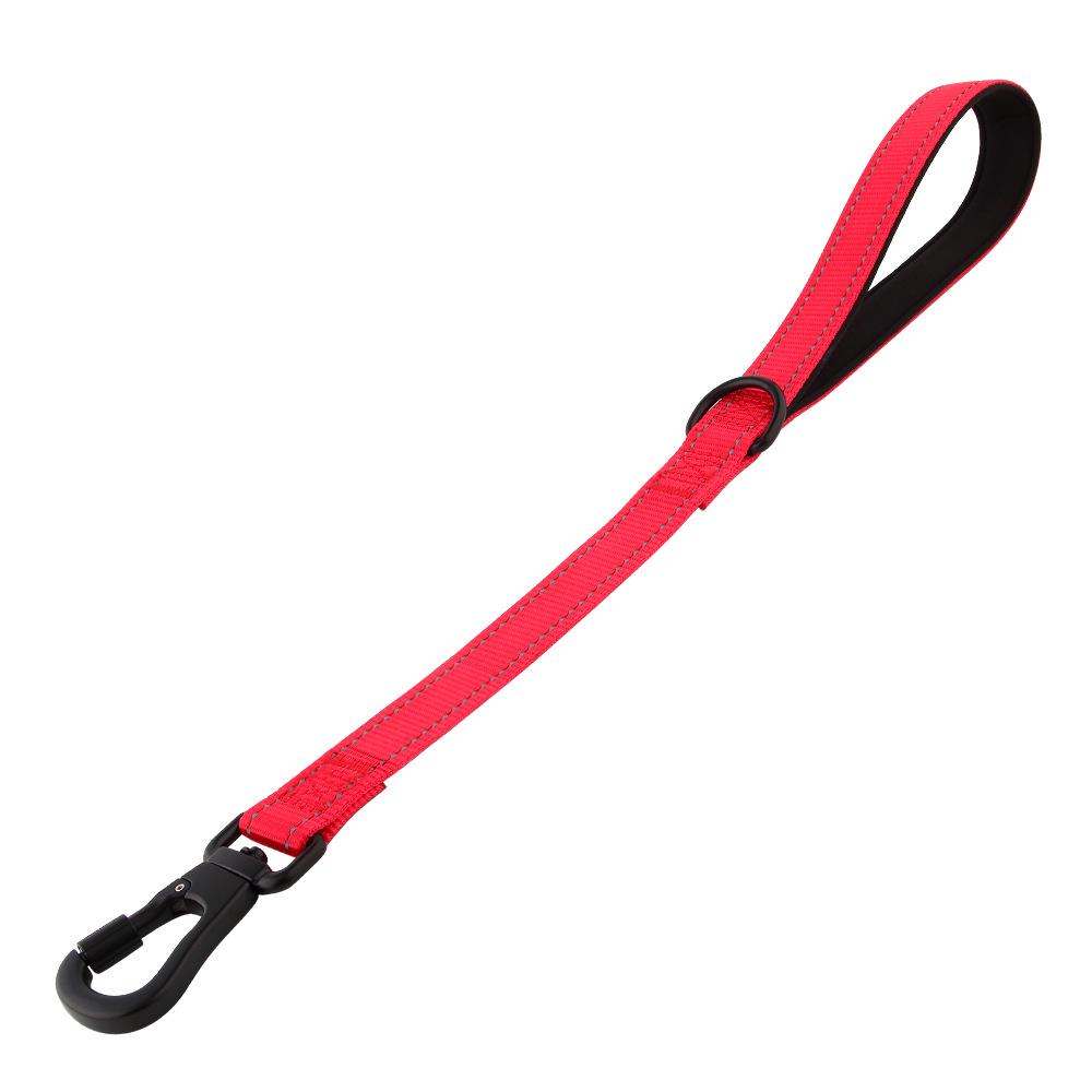 Nylon Short Training Leash for Medium and Large Dogs - Durable Traction Rope