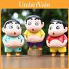 6pcs Creative Crayon Shin Chan Pinch Belly Model Pendant Set For All Ages
